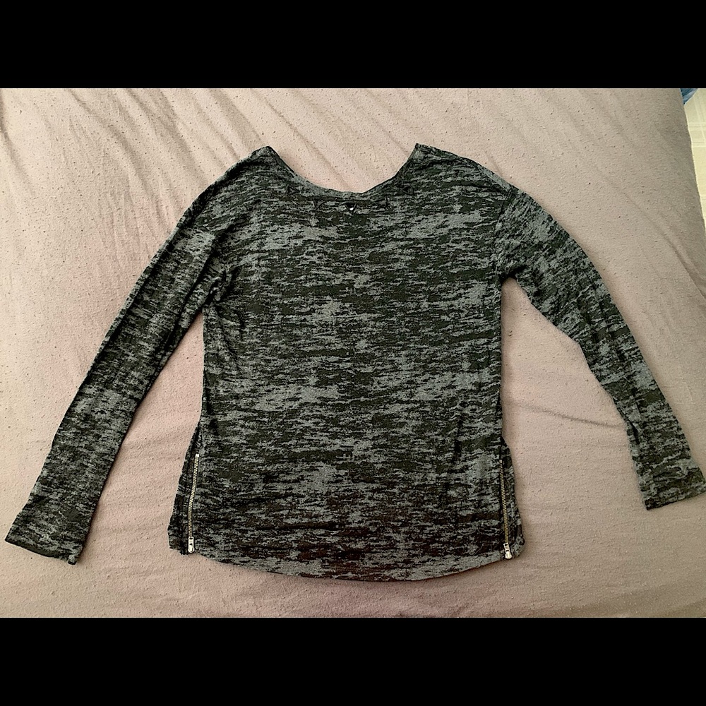 Black and grey long sleeve